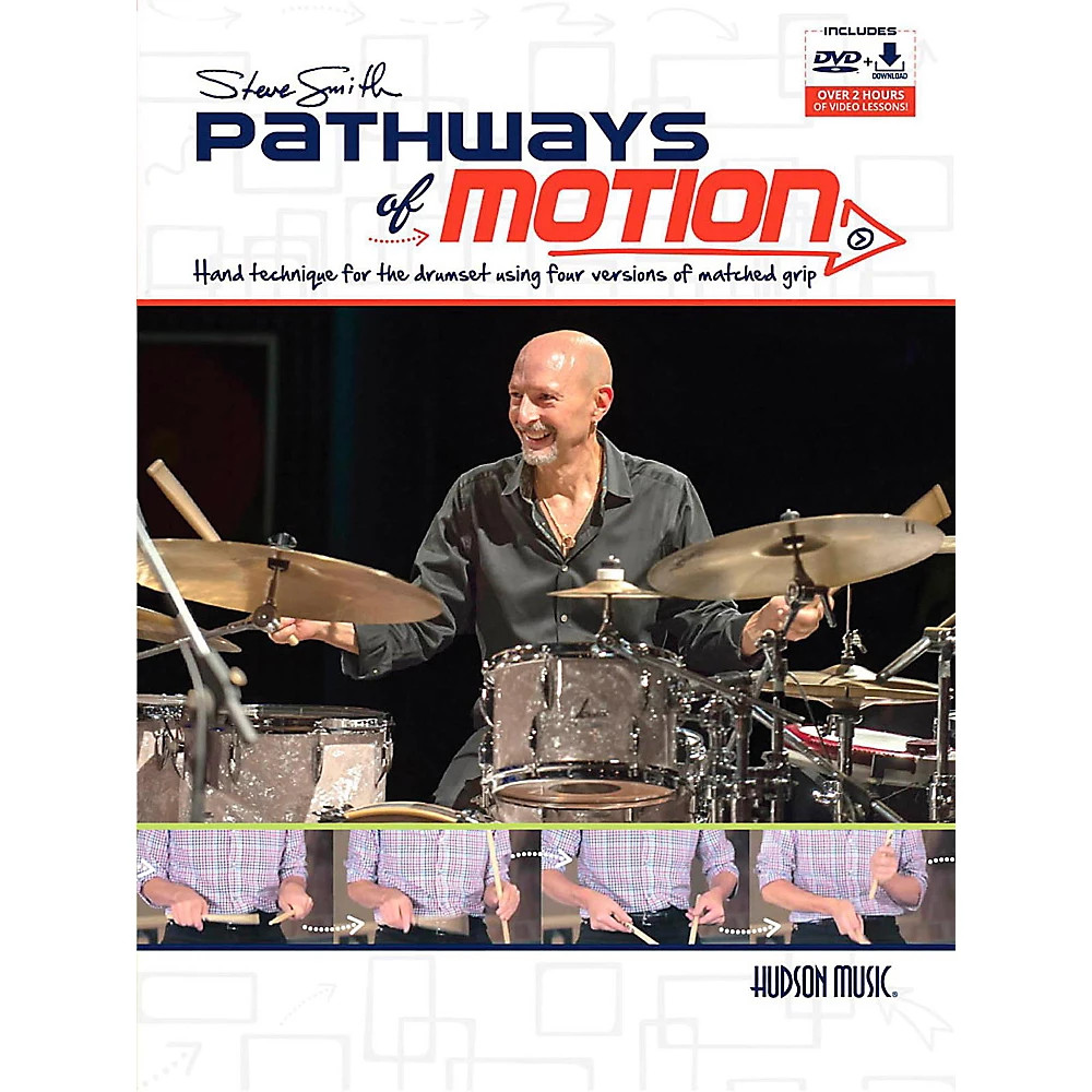 Hal Leonard Steve Smith Pathways of Motion BookDVDOnline Media