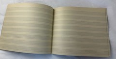 University Series Blue Music Book No. 8 Blank Sheet Music Vintage
