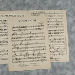 Vintage 1941 Robbins Elmer&rsquo;s Tune Sheet Music 🎺 Jazz Swing Muggsy Spanier