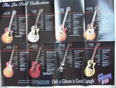 Gibson USA pin up poster SLASH and his Les Paul Standard