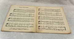 VTG 1942 « WHITE CHRISTMAS » SHEET MUSIC SIMPLIFIED PIANO SOLO IRVING BERLIN