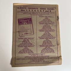 Alberts Album of 14 Modern Waltzes No 4 &7 Circa 1935-1941 Sheet Music x 2