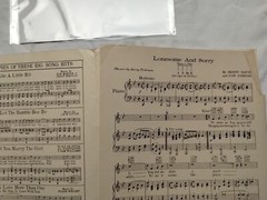 Lonesome and Sorry Ted Lewis Ukulele Arrangement 1926 Pretty Lady 1920&rsquo;s dress
