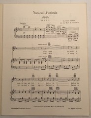 Funiculi Funicula 1935 Luigi Denza Mort Glickman Nick Manloff SheetNoteMusic