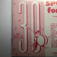 Robbins Music Corp 30 Spot Hits Collection Song Book Concert Band Marching Int
