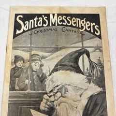 SANTA’S MESSENGERS 1890 Cantata Mac Calla & Co. Santa On Cover Music & Narrative