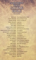 Southern Rock Guitar Bible Book Recorded Version Hal Leonard