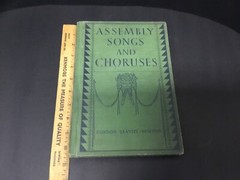 Vintage Assembly Songs and Choruses Condon Leavitt Newton 1929 Sheet Music Book