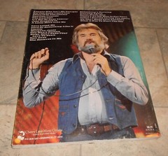 1979 Kenny Rogers Songbook Song Book 144 pages