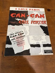 Vintage 1953 Sheet Music « If You Loved Me Truly » From Can-Can By Cole Porter