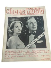 VINTAGE Sheet Music Magazine April May 1982 Shall We Dance