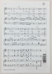 Rejoice Give Thanks And Sing SATB Chorus Piano Sheet Music By Hope Publishing