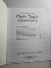 The Songs of Charlie Chaplin Bourne Co. – 1992