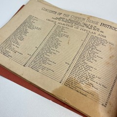 1890 The Common Sense Clarinet Instructor Music Book National Music Co Chicago