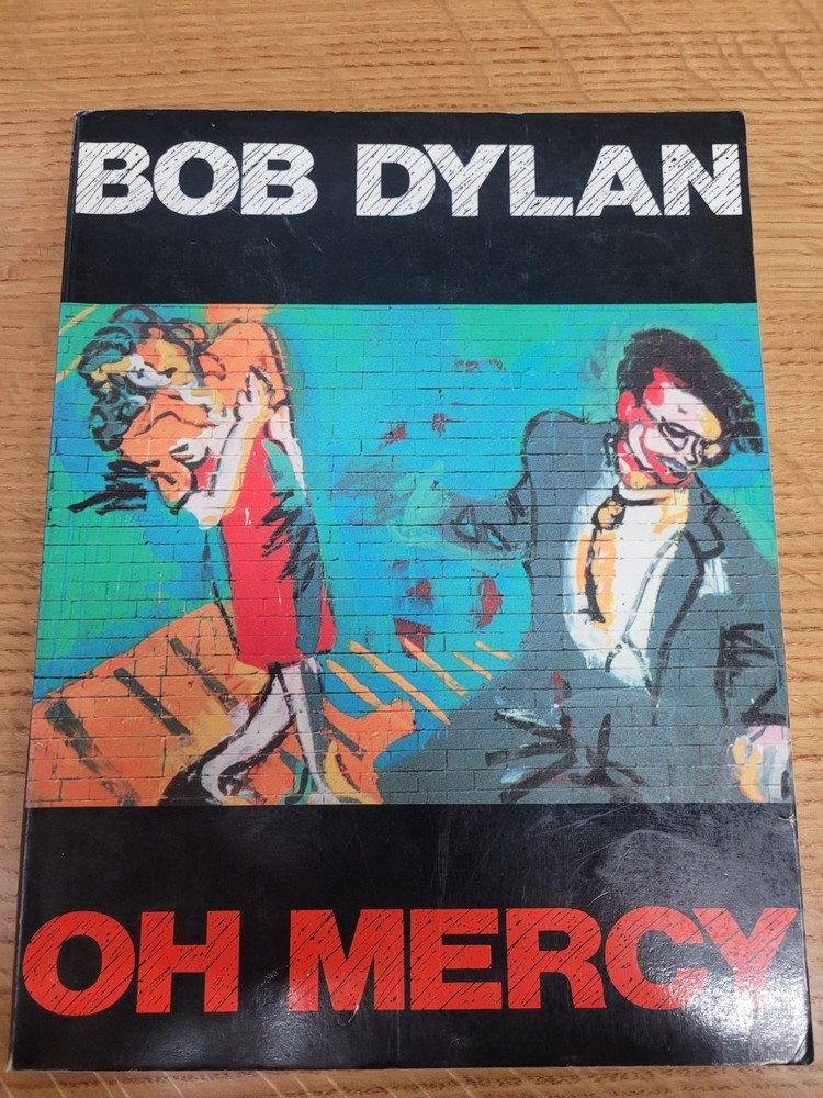 Bob Dylan OH MERCY Songbook VINTAGE 1989 Piano Vocal Guitar Chords Tabs RARE