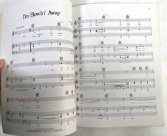 1977 JOAN BAEZ vintage folk & pop songbook BLOWIN&rsquo; AWAY piano sheet music