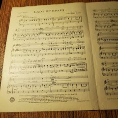 Lady of Spain Sheet Music Words Reaves Music Evans Sam Fox Pub