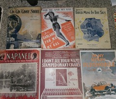 Lot x 52 1900 – 1940 Sheet Music +Piano – Bing Crosby, Judy Garland, Broadway