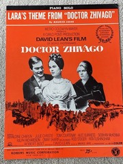 1965 LARA&rsquo;S THEME (Instrumental) from DOCTOR ZHIVAGO Sheet Music Maurice Jarre
