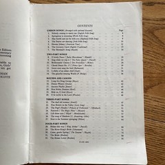 Twice 16 Choral Songs for Female Voices arr. Wiseman and Northcote, 1949 Vintage