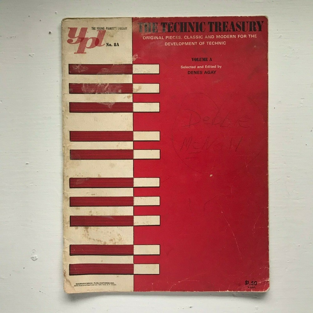 The Technic Treasury Vol A 1963 Young Pianist&rsquo;s Library Sheet Music G