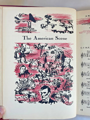 Sing Out! A Singing School (Birchard, 1946) Vintage Illustrated Music Book