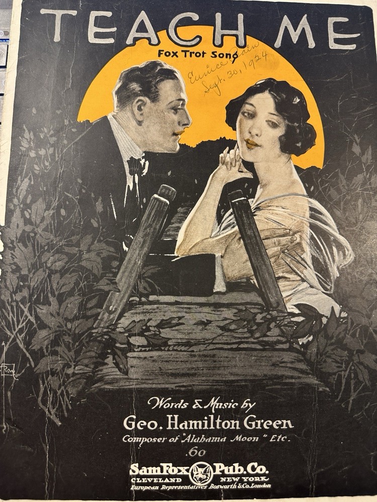3-pack of 9×12 Sheet Music from Various Years (All Are USA press)