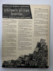 1940 Vintage Schirmer 51 Piano Pieces from the Modern Repertoire Sheet Music