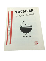 Vintage 1987 Robert D. Vandall Thumper Piano Sheet Music Tomorrow Series