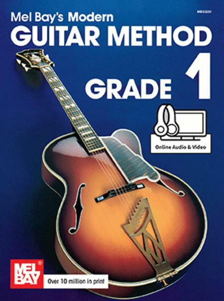 MEL BAY&rsquo;S MODERN GUITAR METHOD GRADE 1 MUSIC BOOK/ONLINE AUDIO & VIDEO BRAND NEW