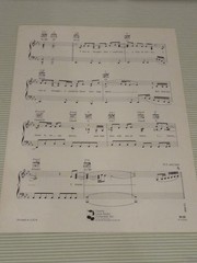 Vintage Piano Sheet Music Linda Ronstadt All My Life 1986 1988 1990