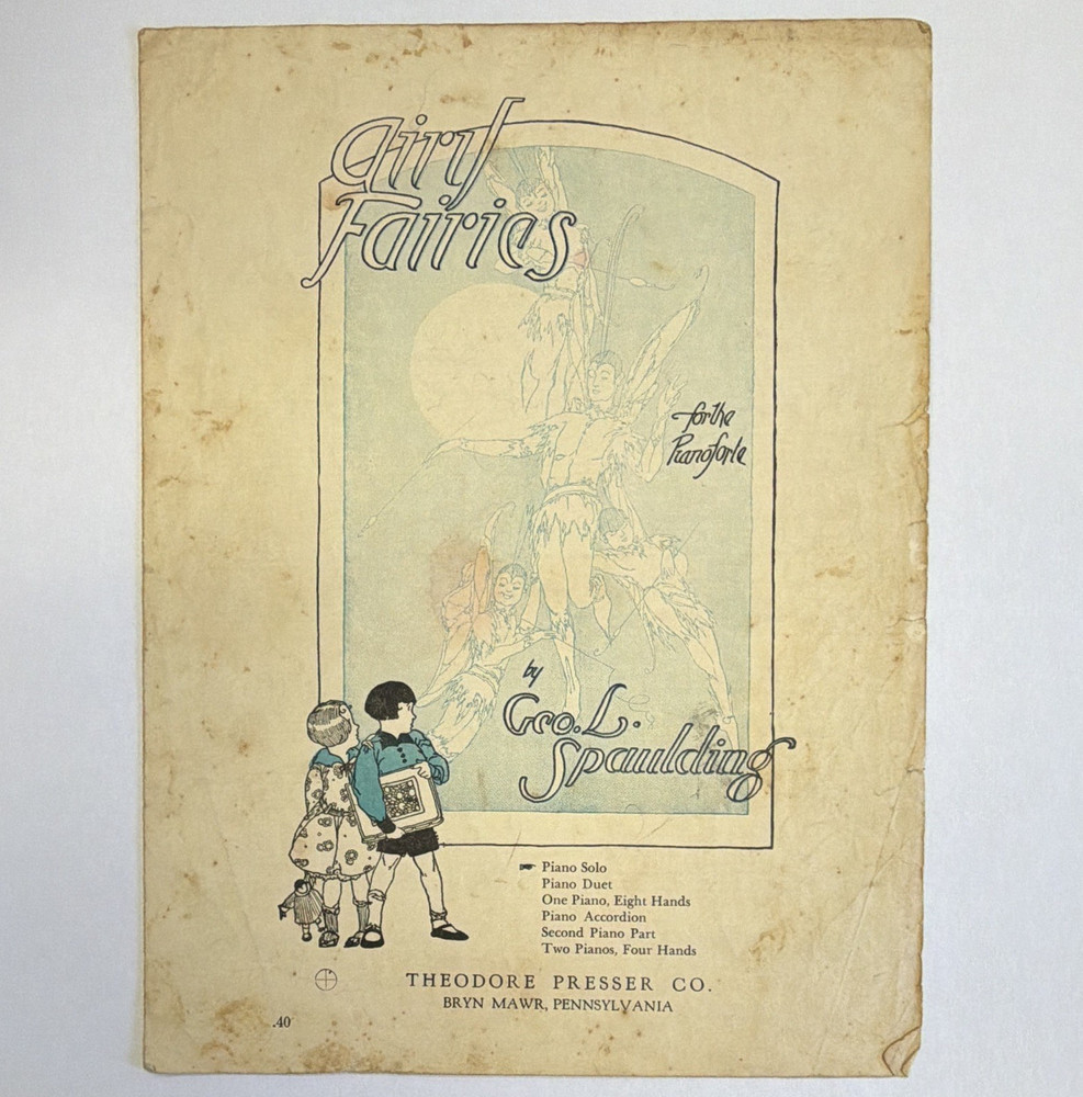 Theodore Presser Co. Airy Fairies Piano Solo Sheet Music Classical MPN 40