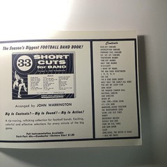 Robbins Music Corp 30 Spot Hits Collection Song Book Concert Band Marching Int