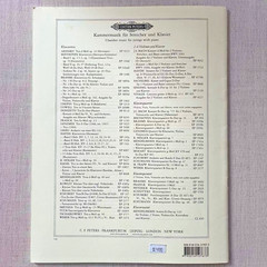 Edition Peters Nr.11025 Rieding Konzert – Violin and Piano – Opus 35