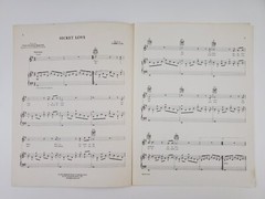 1975 Secret Love Freddy Fender Vintage Sheet Music Spanish English Piano Guitar