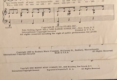 1950&Prime;s VTG Lot of 5 Sheet Lyrics Words Music