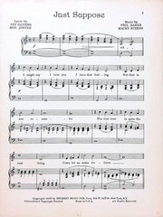 Just Suppose Sheet Music Pleasure Bound 1929 Musical Phil Baker Maury Rubens