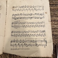 Original 1904 Der Garten Verein March And Two-Step Sheet Music Galveston