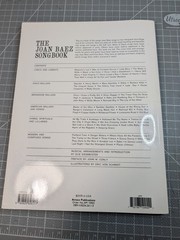 THE JOAN BAEZ SONGBOOK – Songbook 66 Songs – Folk Ballads Hymns Spirituals 1989