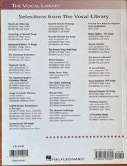 The French Song Anthology: The Vocal Library w/ Piano for Low Voice Music Book 