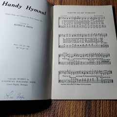 Handy Hymnal Vocal Selections by Al Smith Singspiration Series 1945
