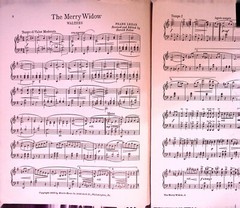 Franz Lehar The Merry Widow Waltz 1933 Morris Music Piano Sheet Music