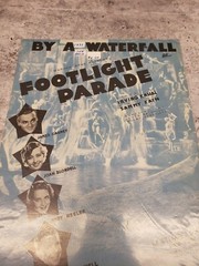 By A Waterfall 1933 Footlight Parade James Cagney Dick Powell Sheet Music