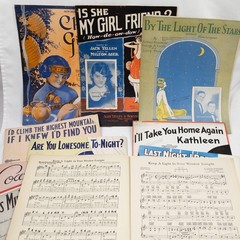 Sheet Music, Lot of 16, Songs for Ukulele, 1920s and 1930s