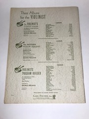 Dancla Six Airs Varies For Violin and Piano (Lot Of 2) No. 125 & No. 126