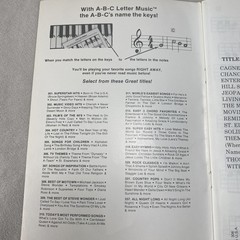 TV Themes ABC Music for Beginners Easy To Play Sheet Music Book 1987 Lyrics