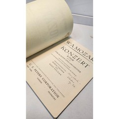 VTG Edition Peters Mozart Piano Concerto No. 15 K.450 B-Flat Major Sheet Music