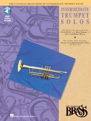 Canadian Brass Book of Intermediate Trumpet Solos Piano Sheet Music Online Audio