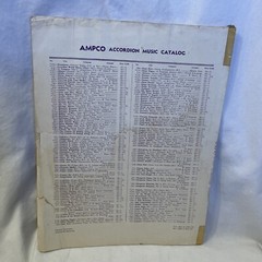 Blue Bird Waltz Simplified Accordion Sheet Music Hawkins 1947 AMPCO Ed. 1204