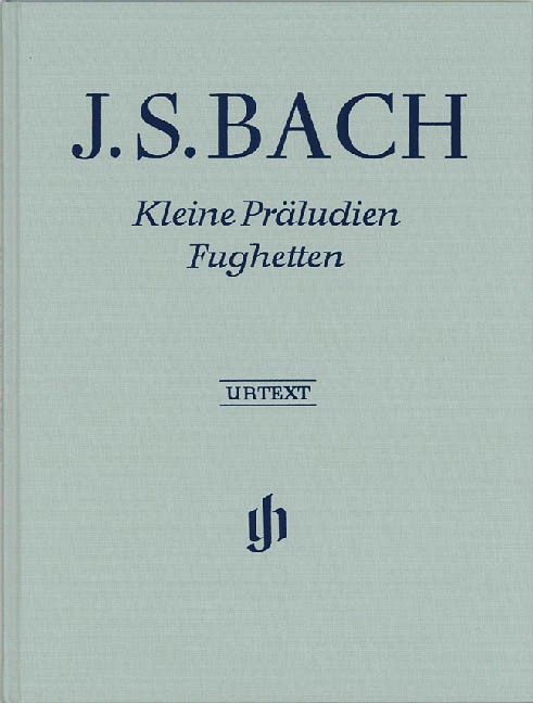 Bach Little Preludes and Fughettas Piano Sheet Music Henle Urtext Hardcover Book
